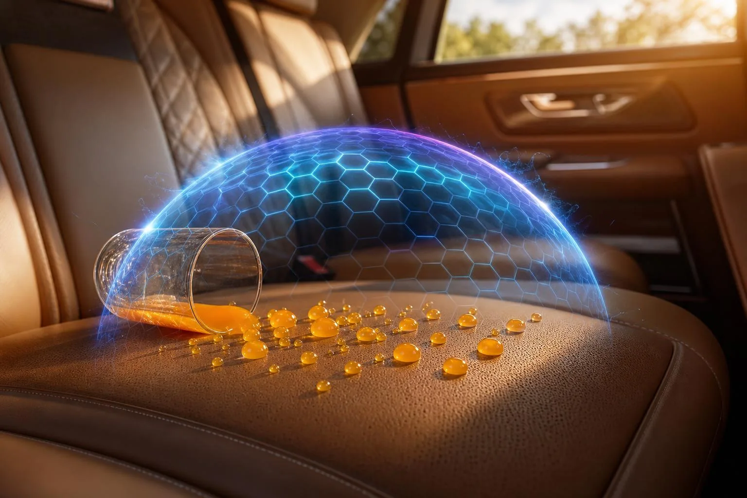 Car Interior Surface After